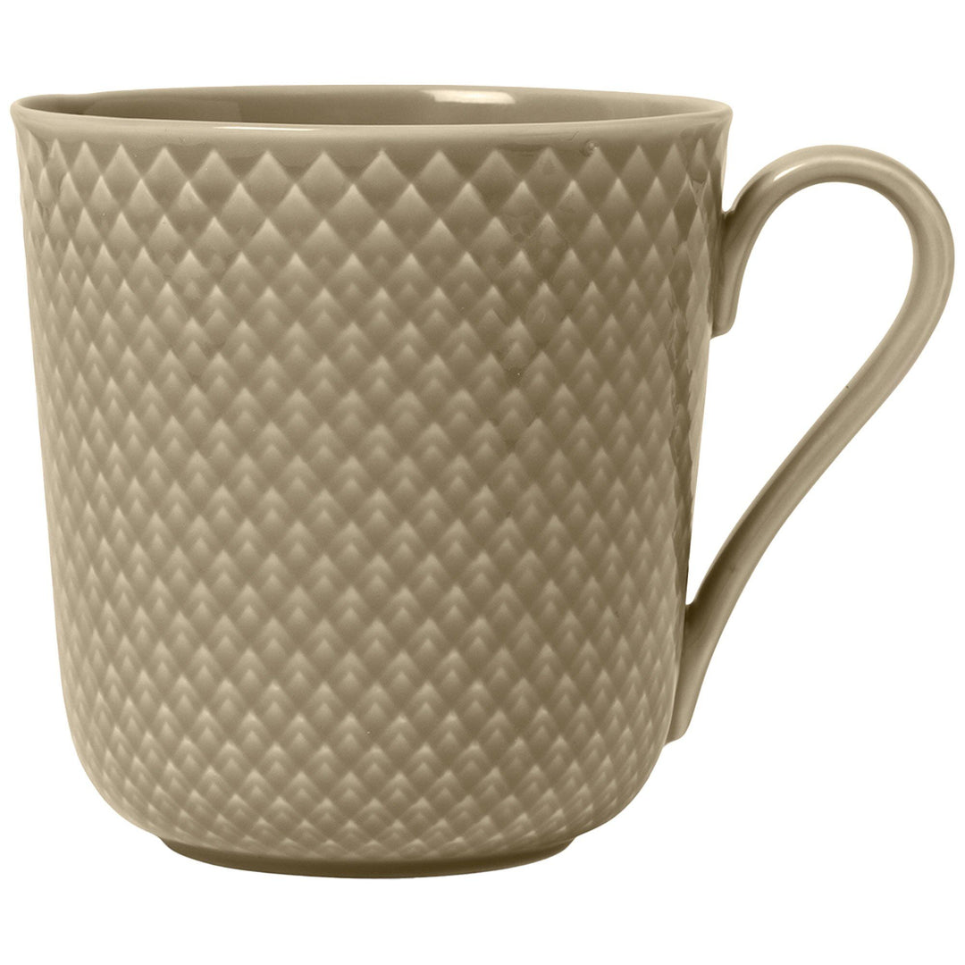 Lyngby porcelæn Lyngby porcelæn Rhombe Earth krus 39 cl, clay – billede i brug (Krus)