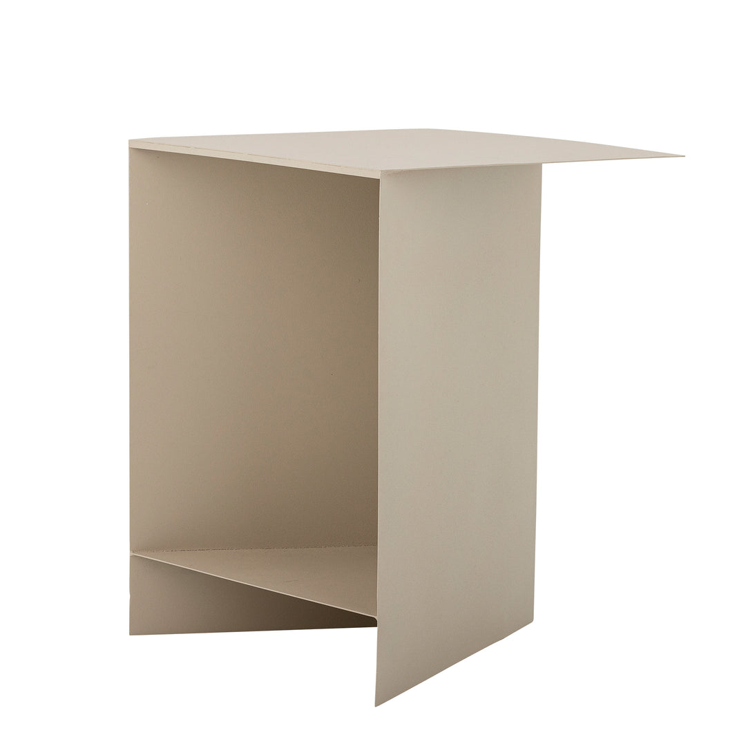 Produktbillede af BLOOMINGVILLE Tasha sidebord m. 1 hylde natur metal L35xH45xB35 i premium kvalitet