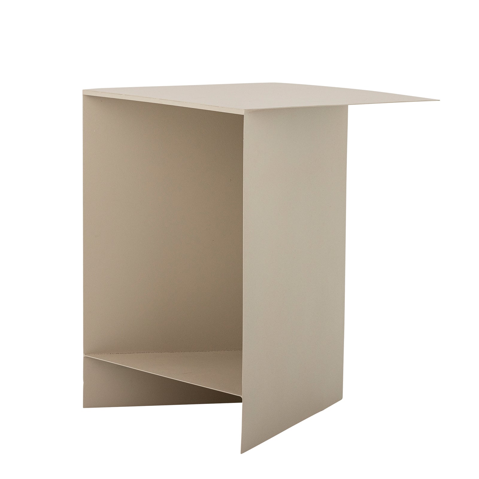 Produktbillede af BLOOMINGVILLE Tasha sidebord m. 1 hylde natur metal L35xH45xB35 i premium kvalitet