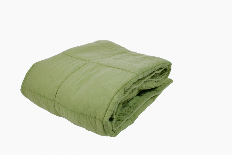 Produktbillede af Plaid i sart grøn på tilbud i høj kvalitet