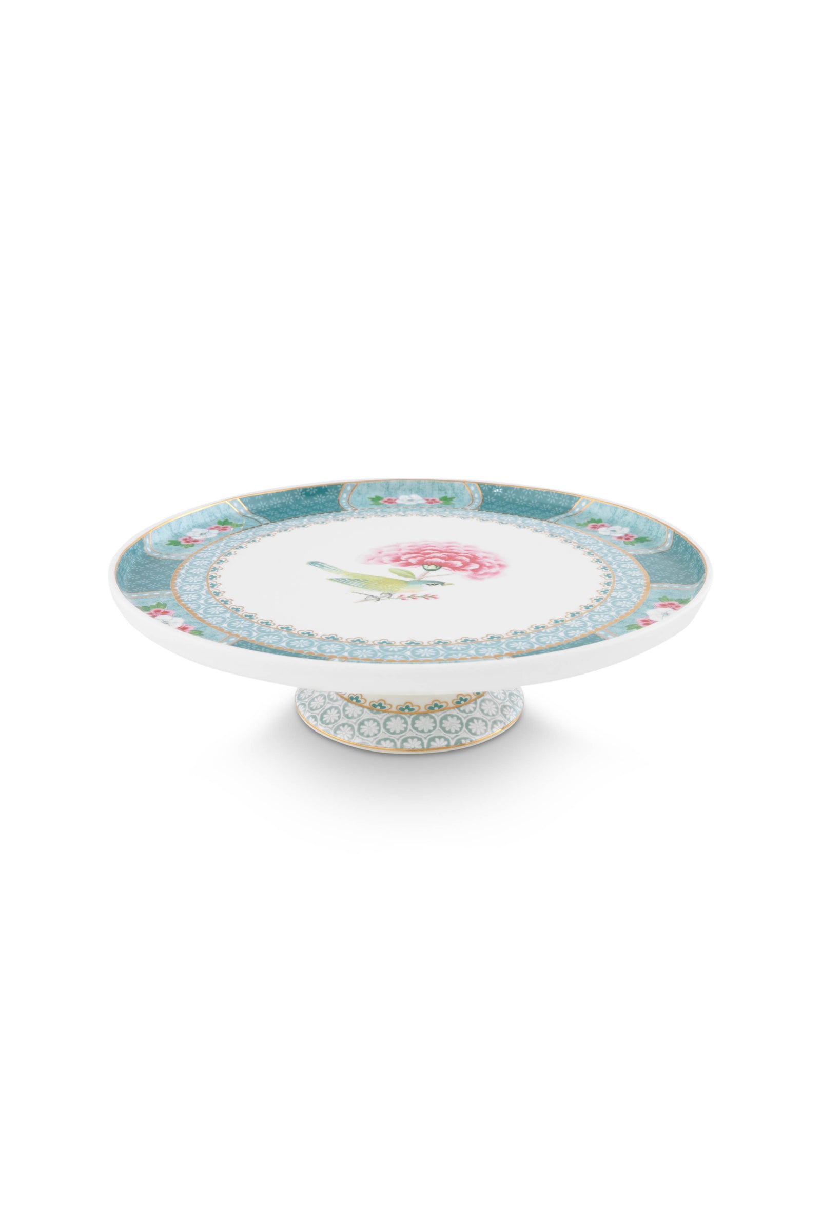 Produktbillede af Mini Cake Tray Blushing Birds Blue 21cm på tilbud i høj kvalitet
