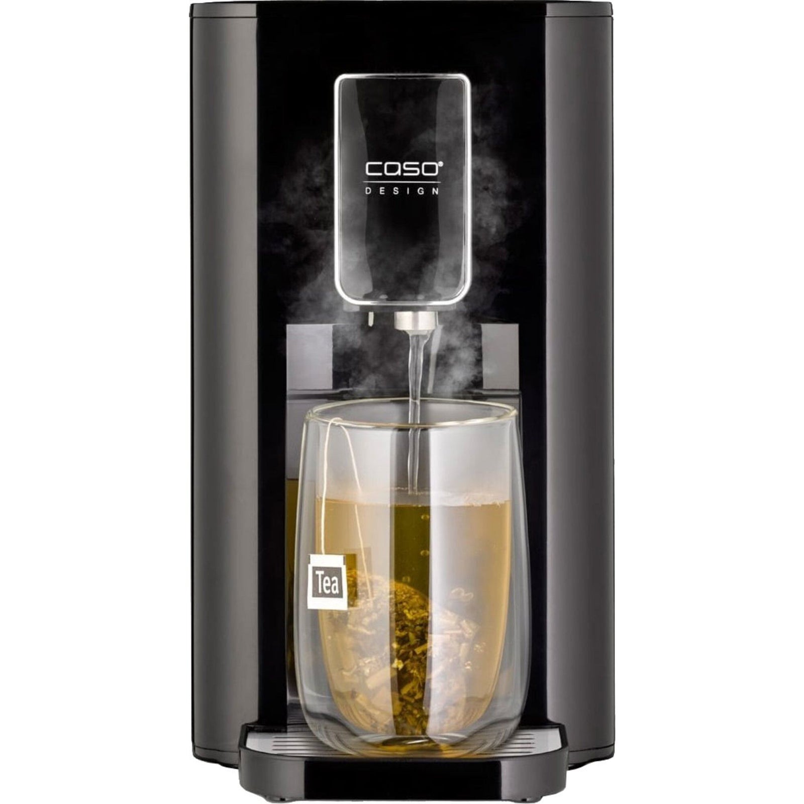 Caso Caso HW550 varmtvandsdispenser, stål/sort – close-up (Kittel)