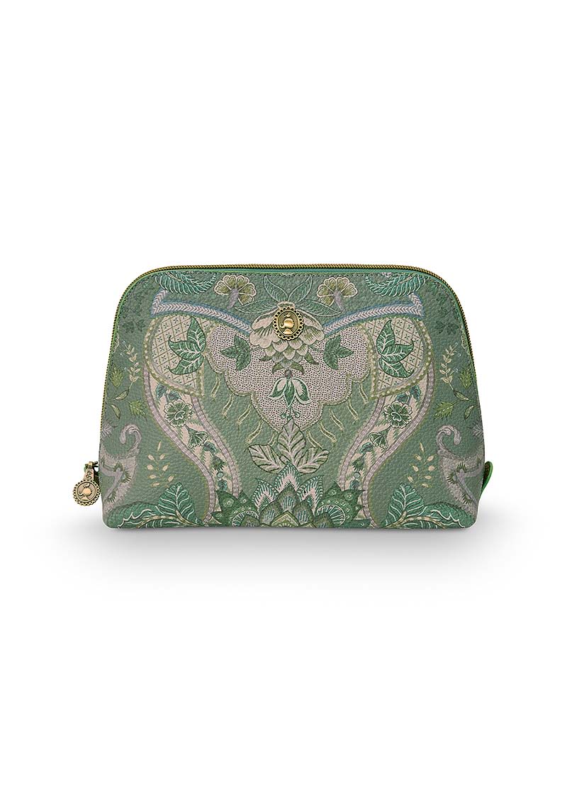 Produktbillede af Cosmetic Bag Triangle Medium Kyoto Festival Green 24/17x16.5x8cm på tilbud i høj kvalitet