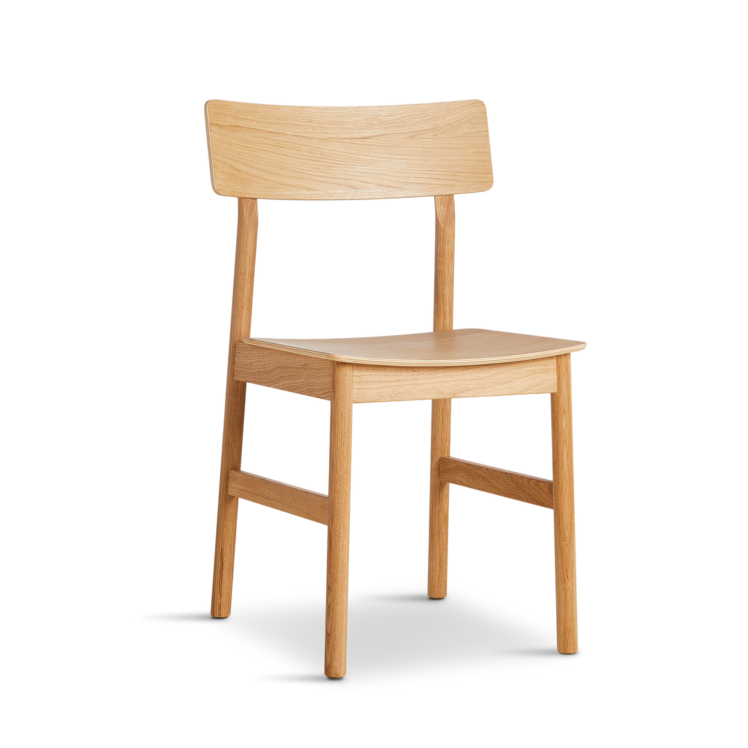 Produktbillede af WOUD Pause Spisebordsstol 2.0 Olieret Eg 48 i premium kvalitet