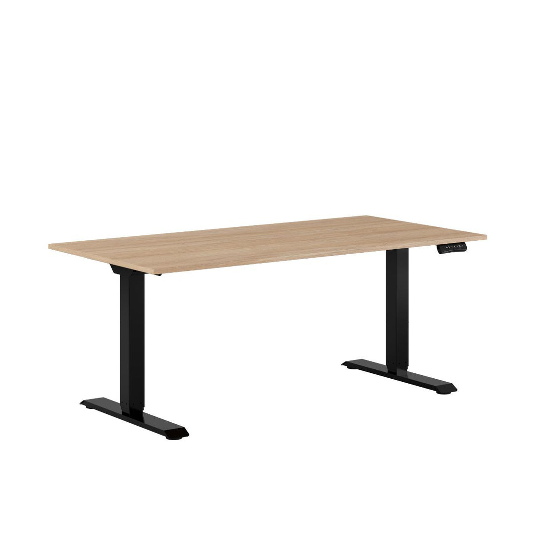 Produktbillede af Premium Hæve/Sænkebord m/2 motorer 160x80cm Urban-sort på tilbud