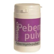 Produktbillede af Obbekjær Pebermyntepulver 170 gram på tilbud