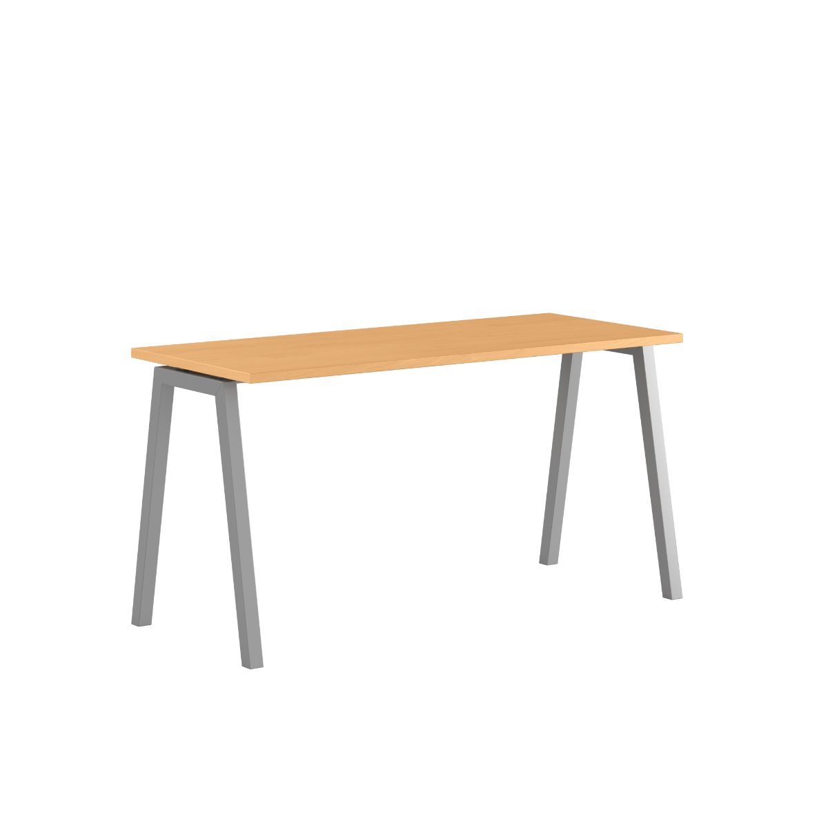 Produktbillede af Luna A Bord 140x60cm Bøg-grå på tilbud