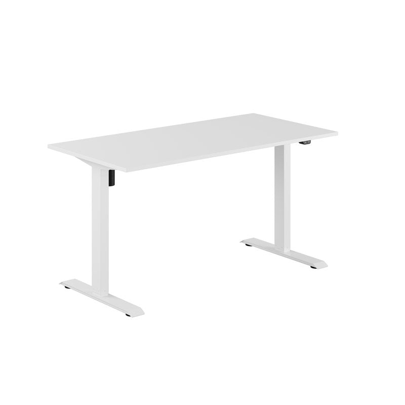 Produktbillede af EASY Hæve/Sænkebord m/1 motor 140x70cm Hvid-hvid på tilbud