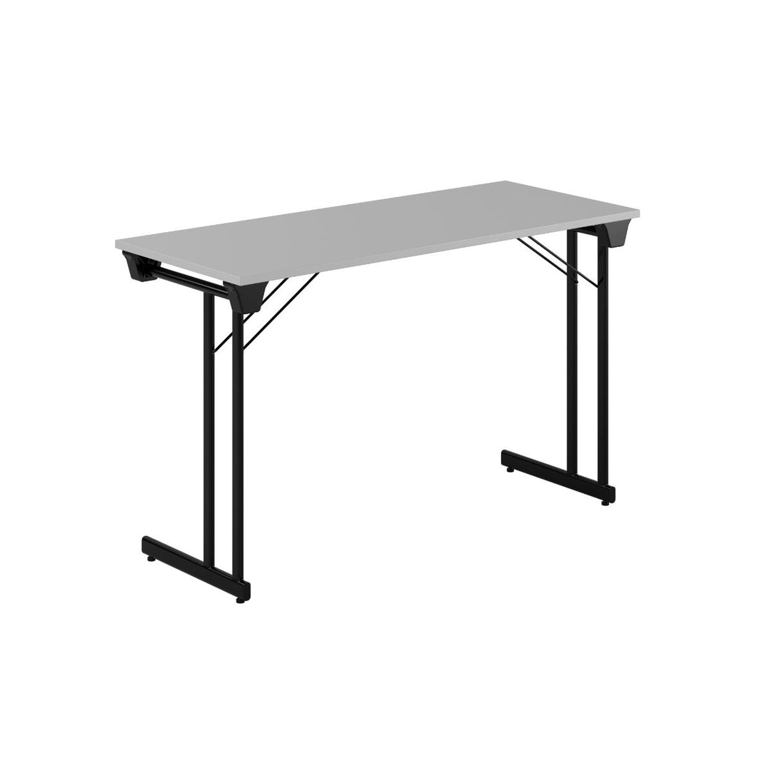 Produktbillede af Kongress Style 120x50cm Sammenklappeligt bord Grå-sort på tilbud