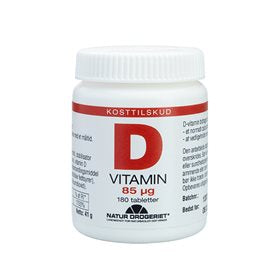 Produktbillede af ND D3-vitamin 85 mcg 180 tabl. på tilbud