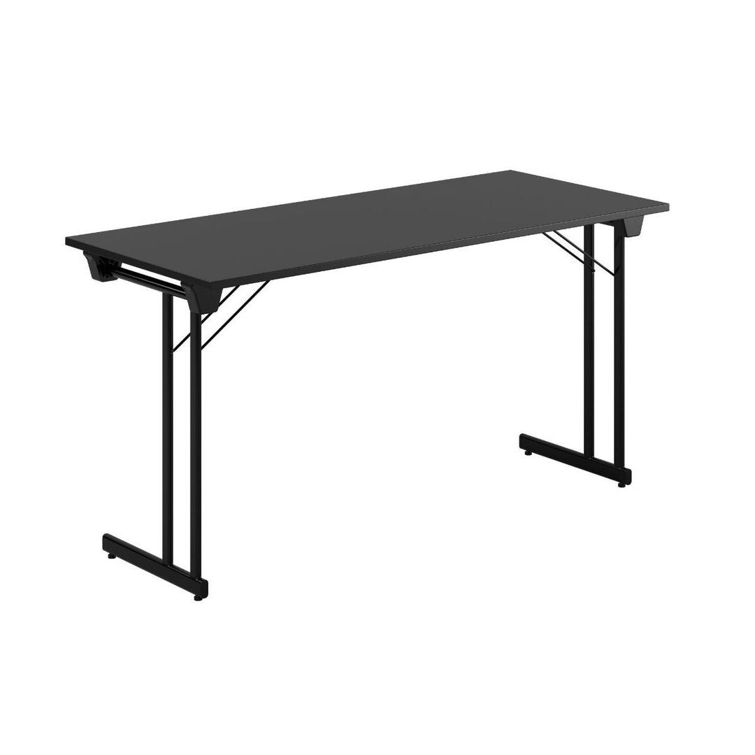 Produktbillede af Kongress Style 140x60cm Sammenklappeligt bord Sort sort på tilbud