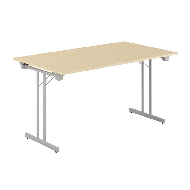Produktbillede af Dinner Style 140x80cm Sammenklappeligt bord Birk-grå på tilbud