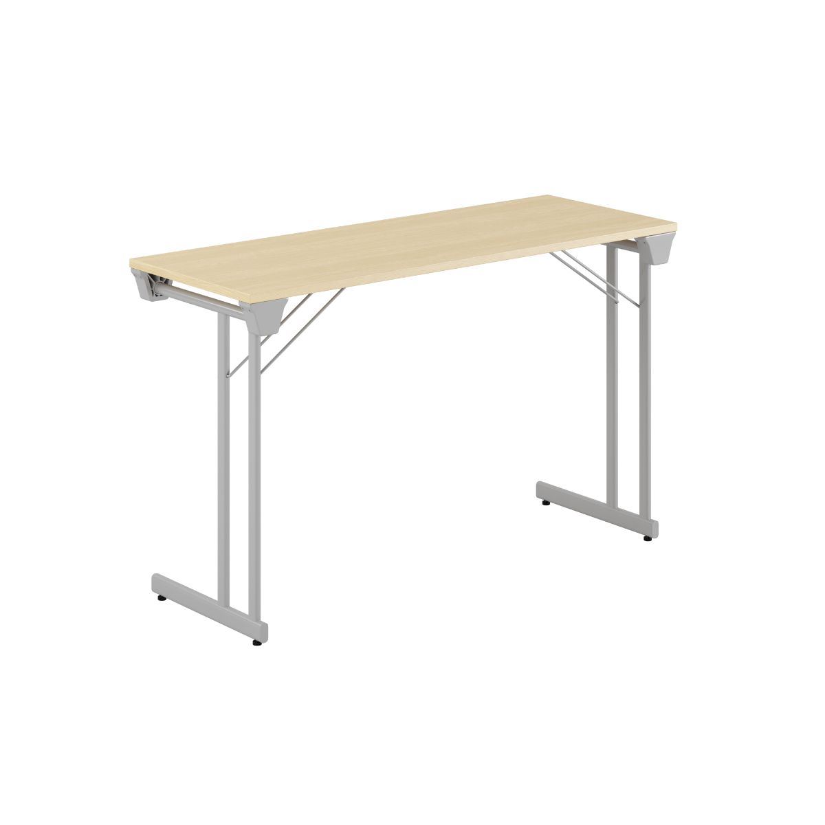 Produktbillede af Kongress Style 120x45cm Sammenklappeligt bord Birk-grå på tilbud
