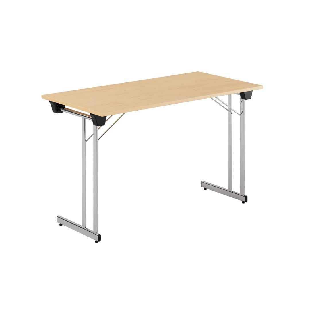 Produktbillede af Kongress Style 120x60cm Sammenklappeligt bord Bøg-krom på tilbud