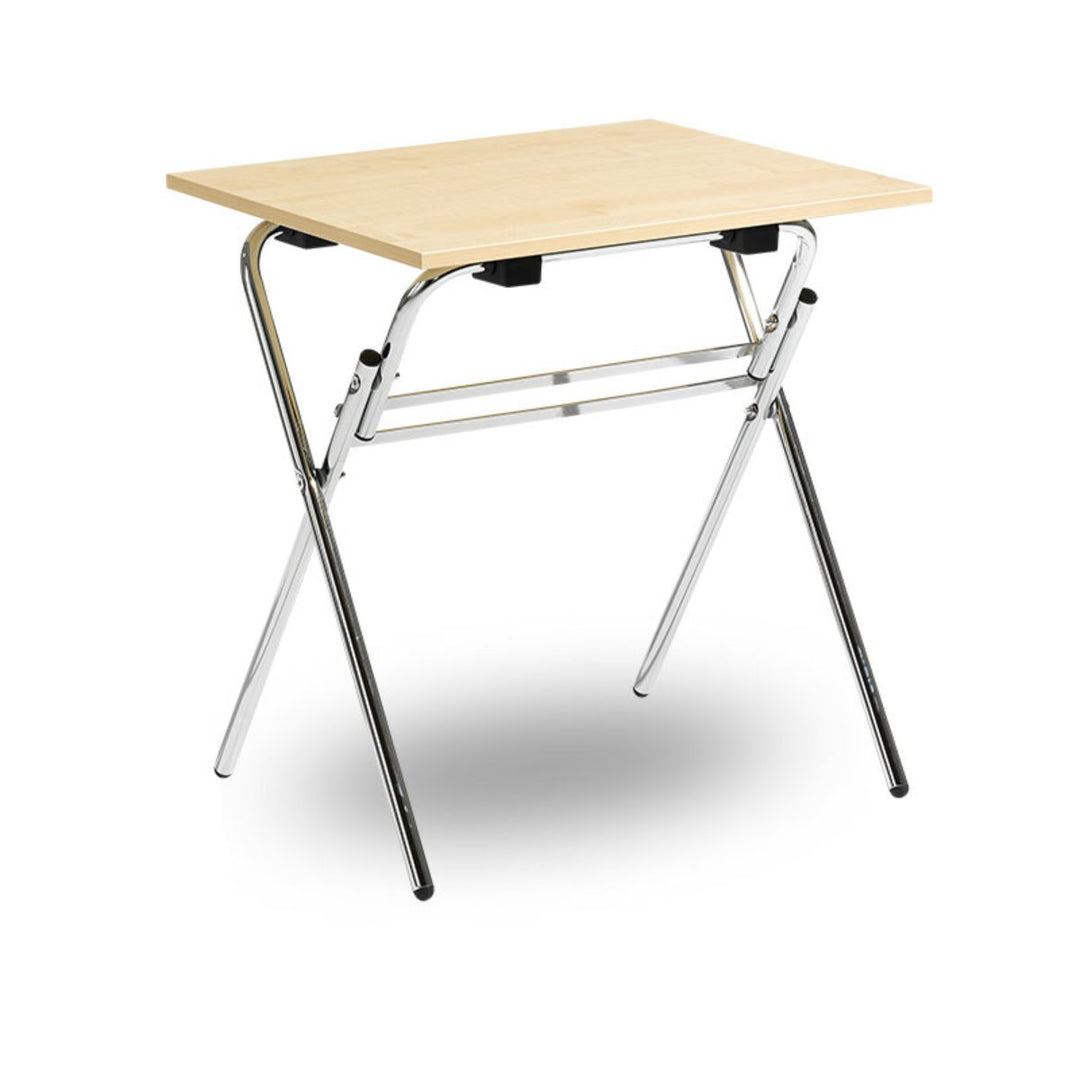 Produktbillede af Eksamensbord 70x60cm Birk-krom på tilbud