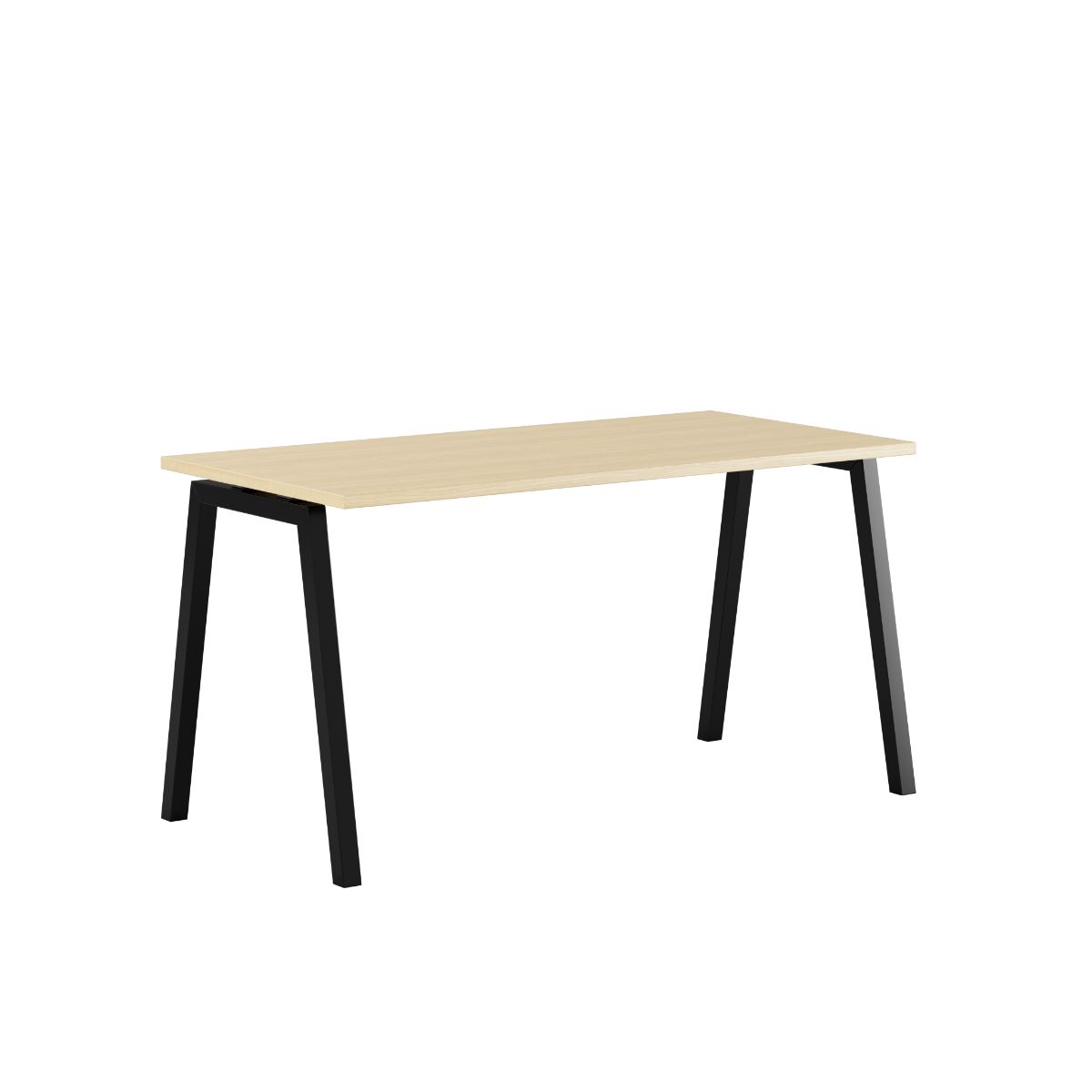Produktbillede af Luna A Bord 140x70cm Birk-sort på tilbud