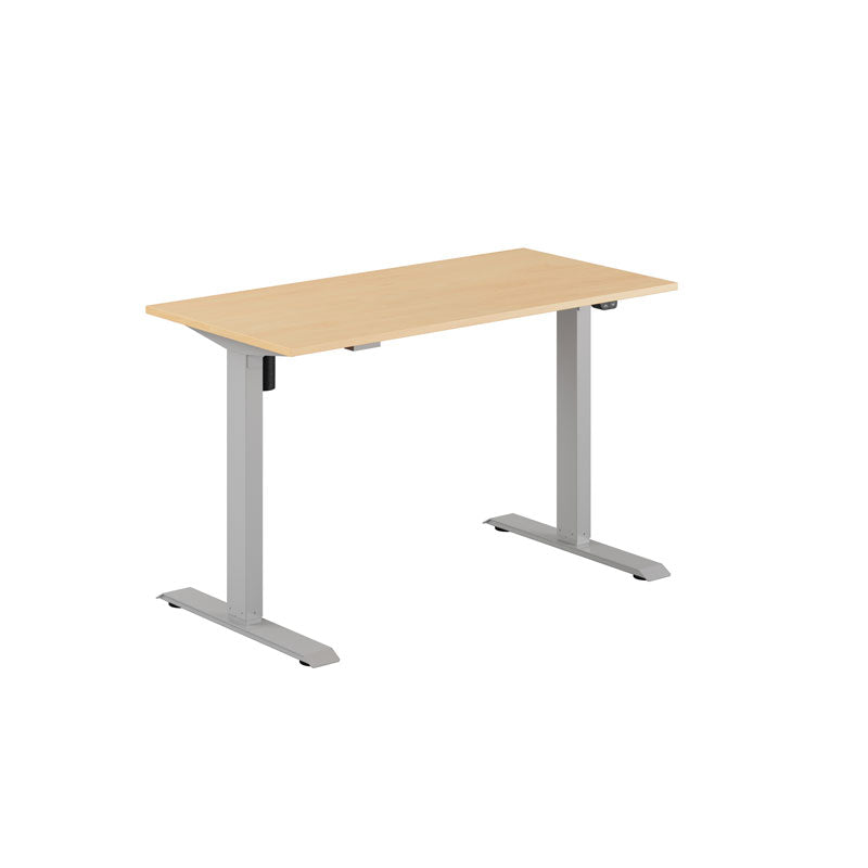 Produktbillede af EASY Hæve/Sænkebord m/1 motor 120x60cm Bøg-grå på tilbud