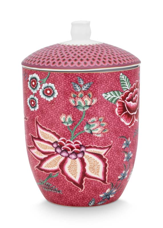 Produktbillede af Storage Jar Flower Festival Dark Pink 1.5ltr på tilbud i høj kvalitet