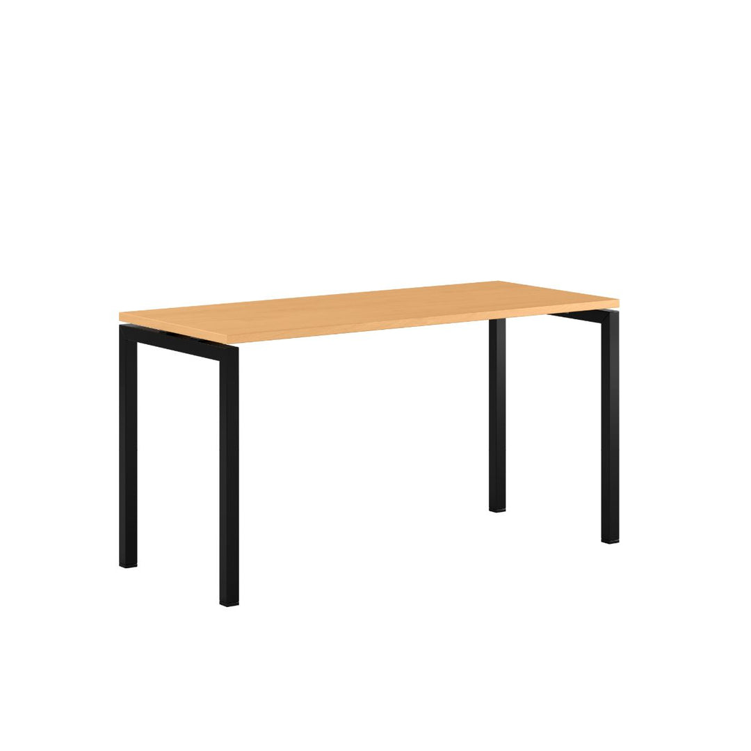 Produktbillede af Luna U Bord 140x60cm Bøg-sort på tilbud
