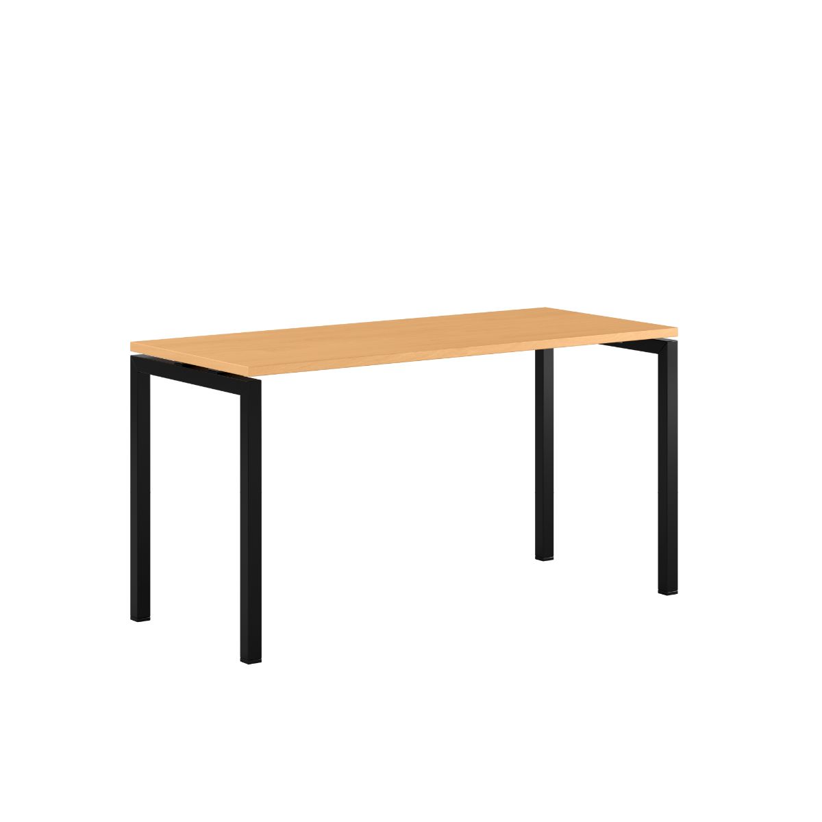 Produktbillede af Luna U Bord 140x60cm Bøg-sort på tilbud