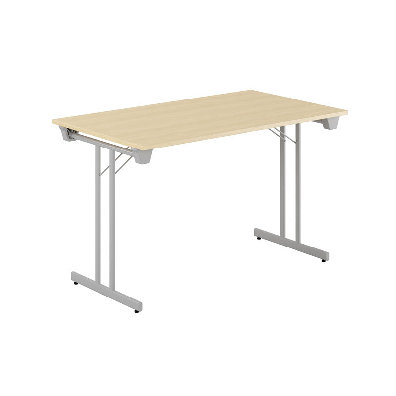 Produktbillede af Dinner Style 120x70cm Sammenklappeligt bord Birk-grå på tilbud