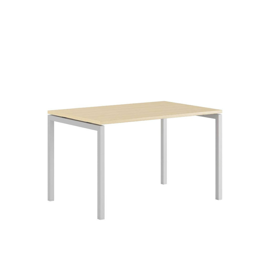 Produktbillede af Luna U Bord 120x80cm Birk-hvid på tilbud