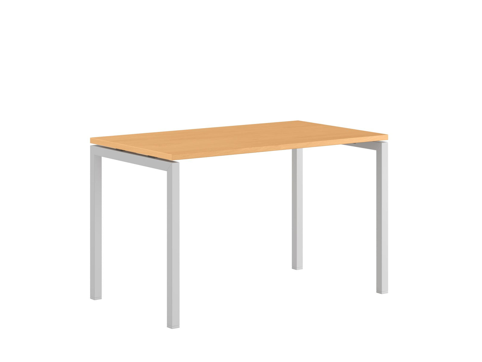 Produktbillede af Luna U Bord 120x70cm Bøg-hvid på tilbud