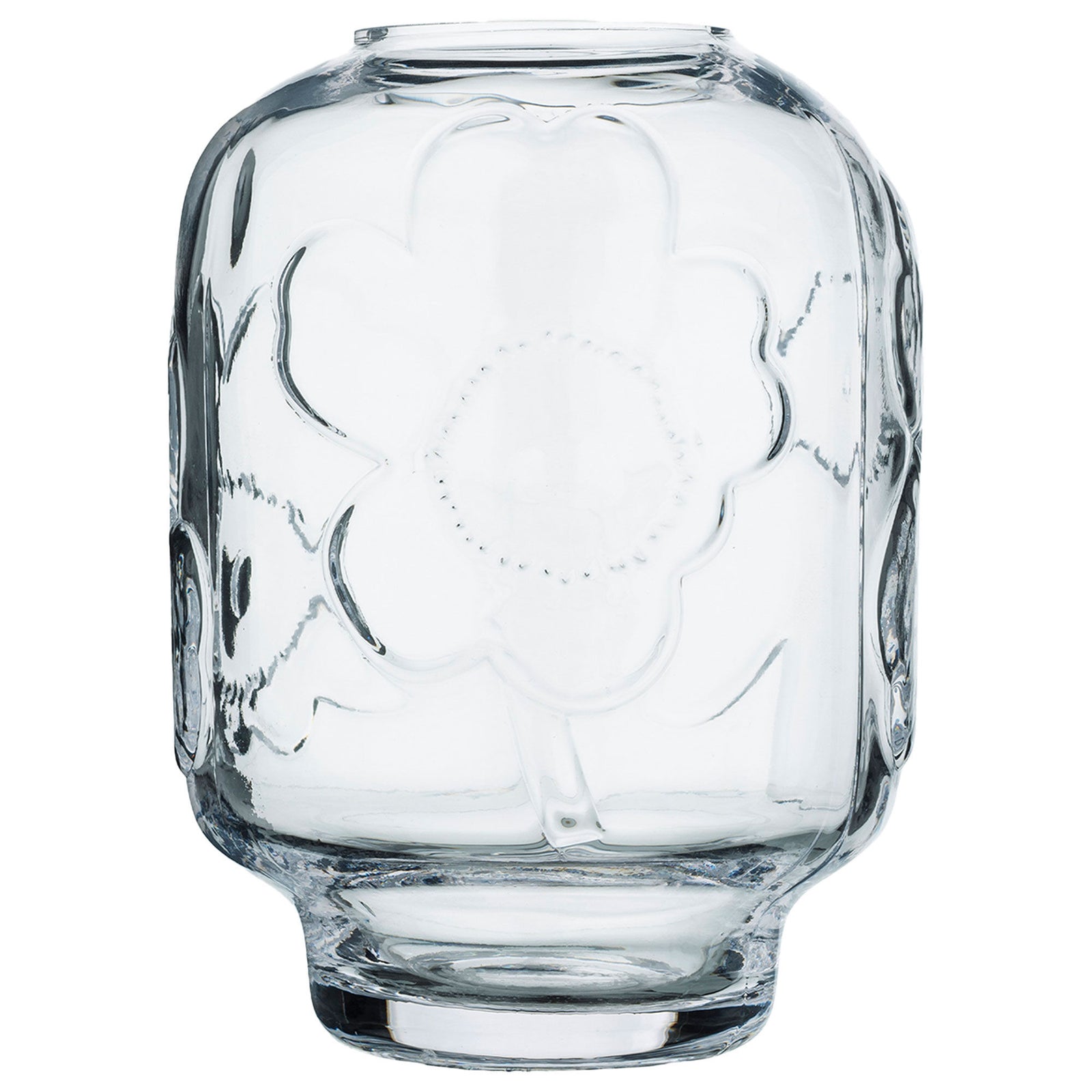 Marimekko Marimekko Unikko vase glas 18 cm, clear – detaljebillede (Vase)