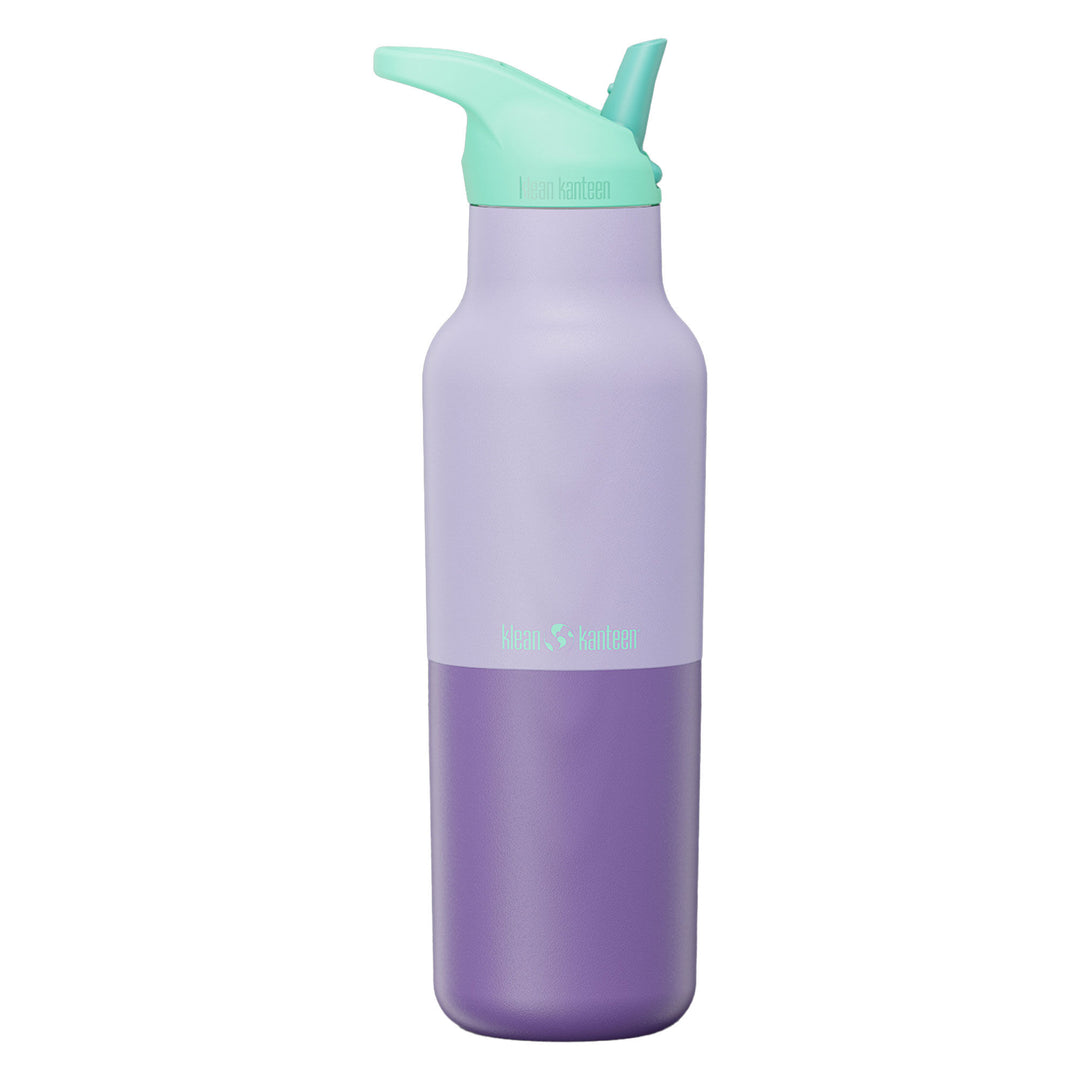 Klean kanteen Klean kanteen Rise Classic drikkeflaske med sportslåg 473 ml, Orchid Kaleidoscope ❤ billede i brug i kategorien…