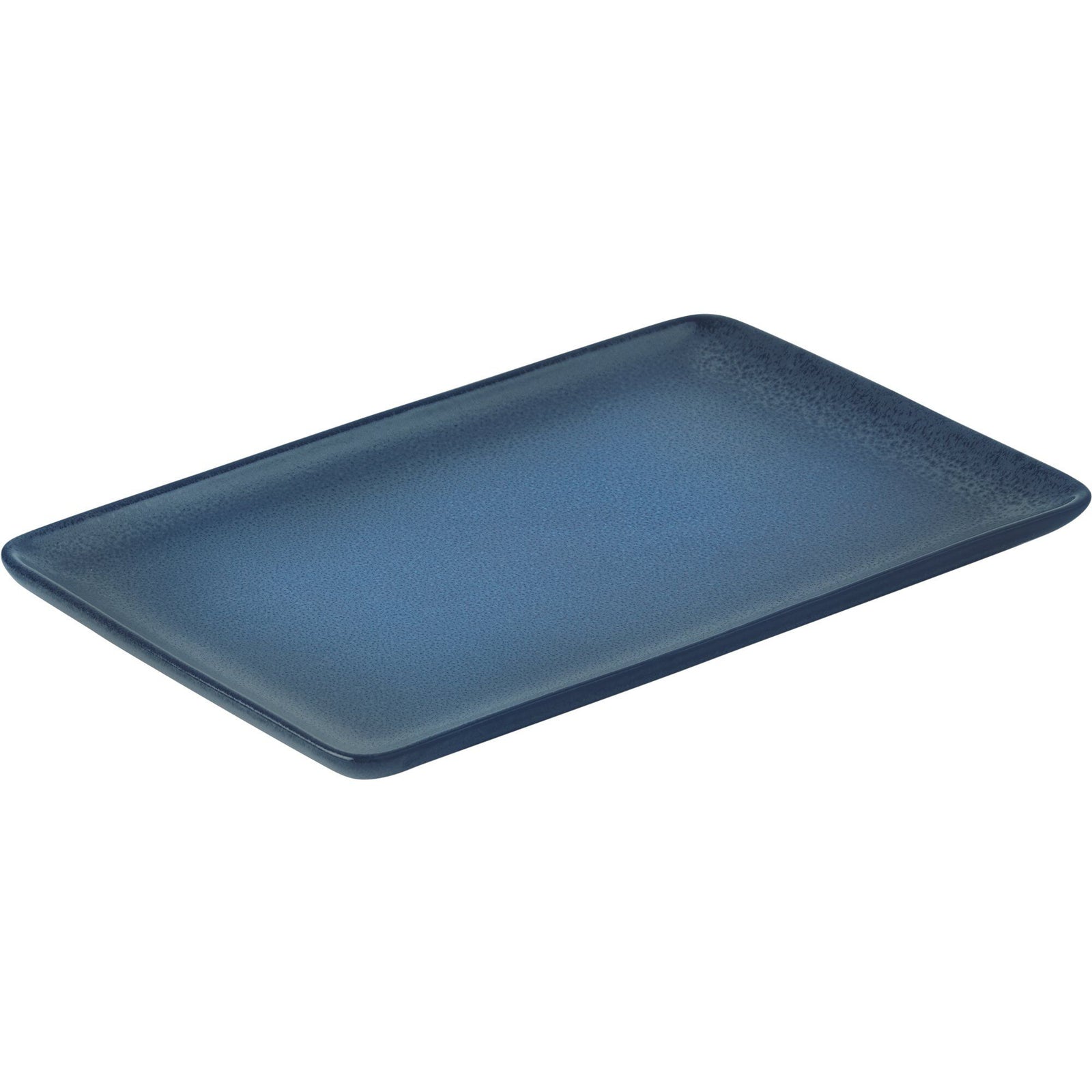 Aida Aida RAW rektangulær middagstallerken 23,5 x 15cm., midnight blue – frontbillede (Madtallerken)