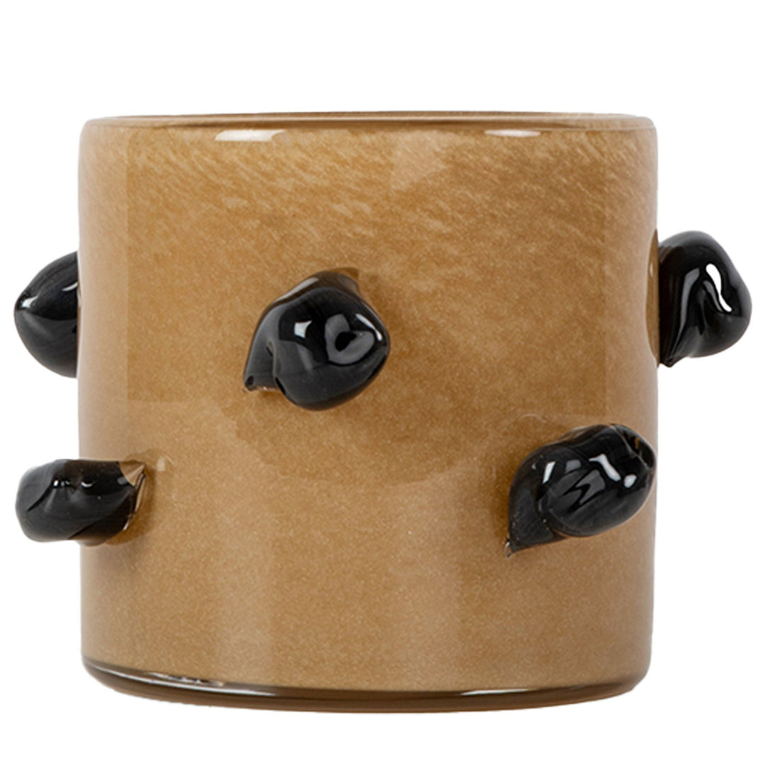Byon Byon Arlo fyrfadsstage 10 cm, beige – produktvisning (Lysestage)