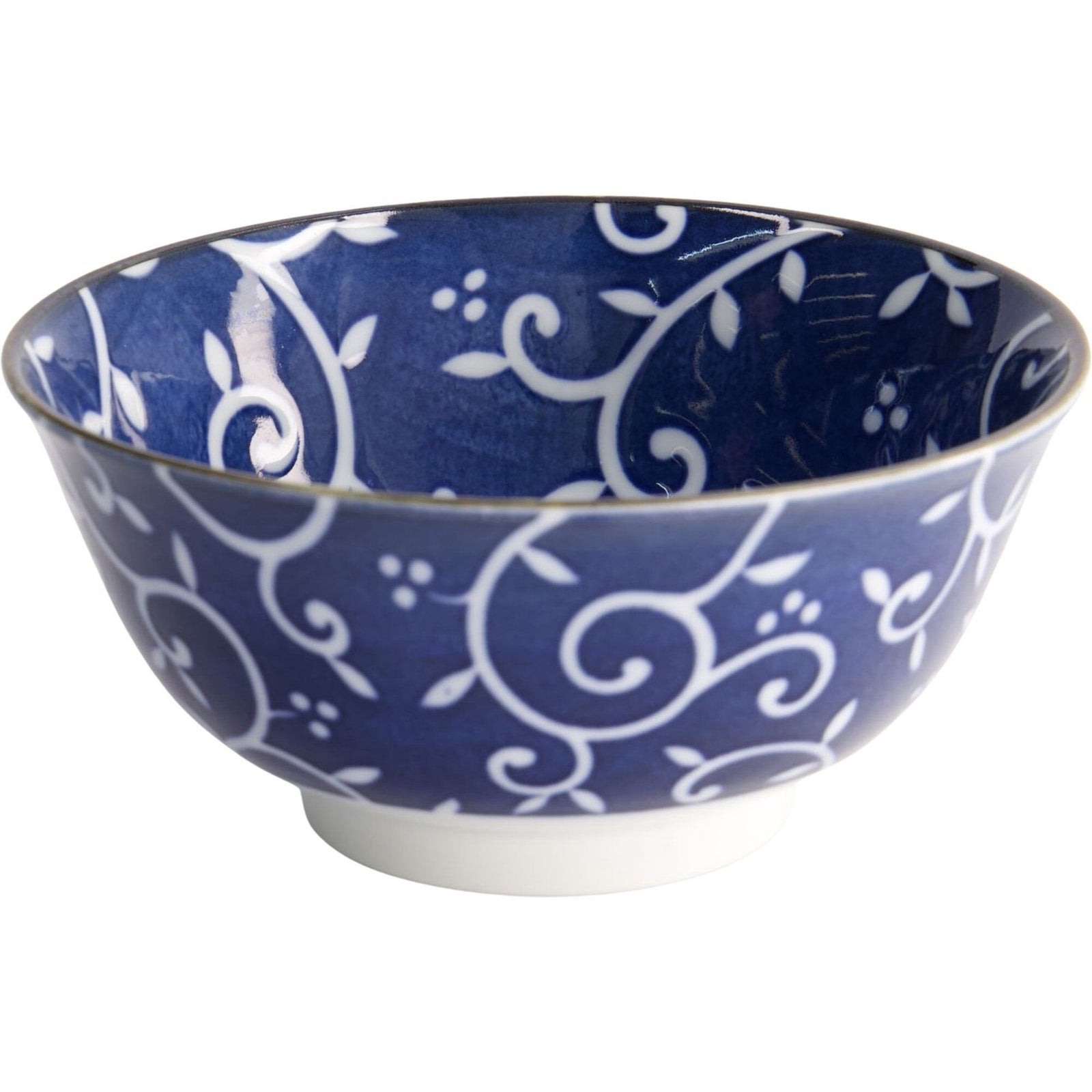 Tokyo design studio Tokyo design studio Blue Karakusa skål 550 ml, blå/hvid – detaljebillede (Skål)