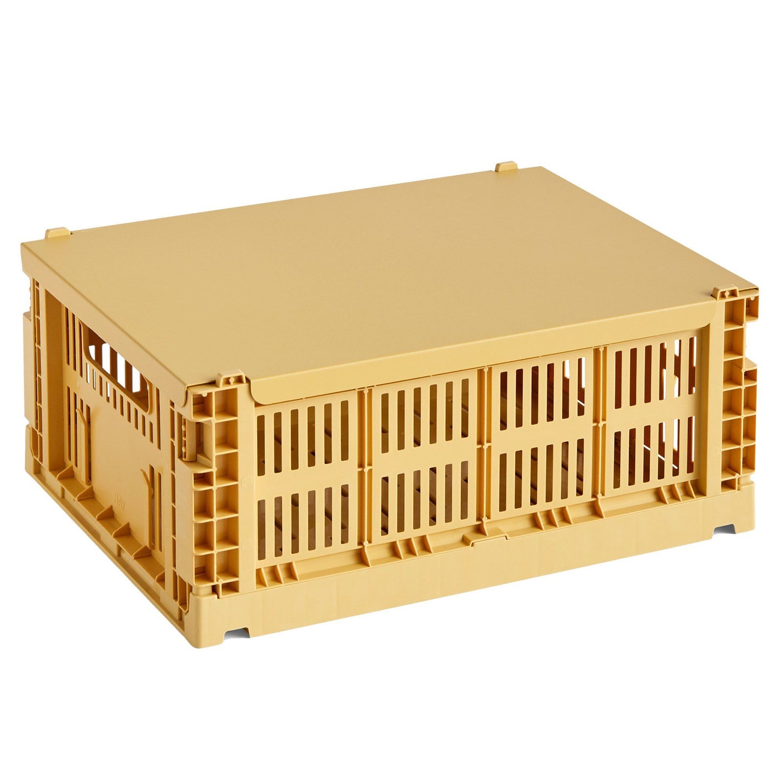 Hay Hay Låg, Colour Crate, golden yellow, medium ❤ close-up (Låg)