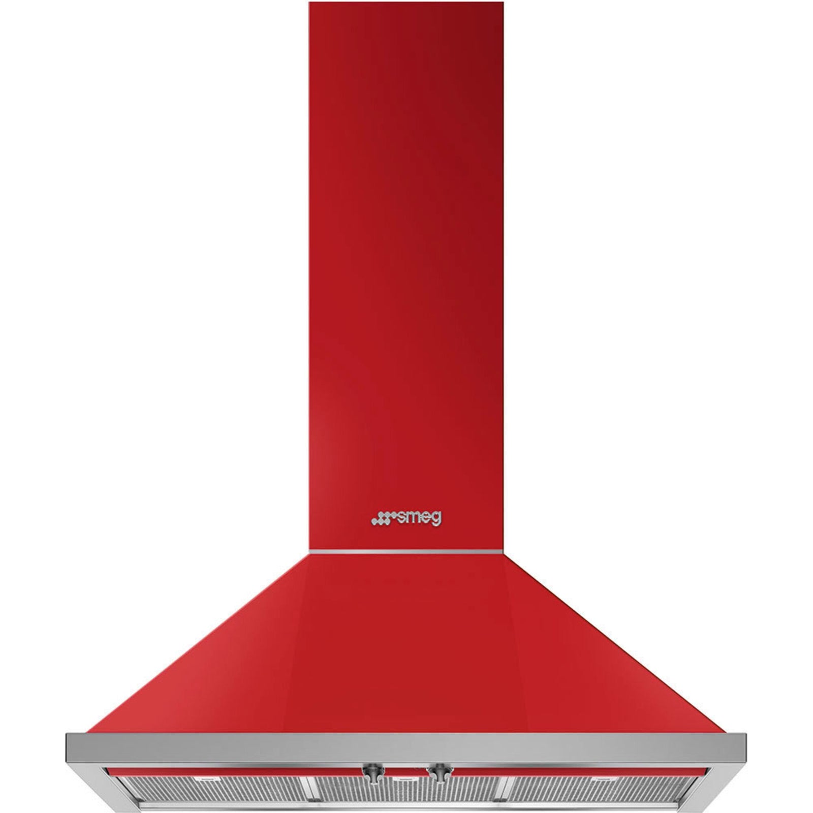 Smeg Smeg KPF9RD Portofino emhætte 90 cm, rød – detaljebillede (Emhætter)