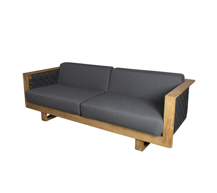 Produktbillede af Cane-Line Angle 3pers/ Sofa Teak 220 i premium kvalitet