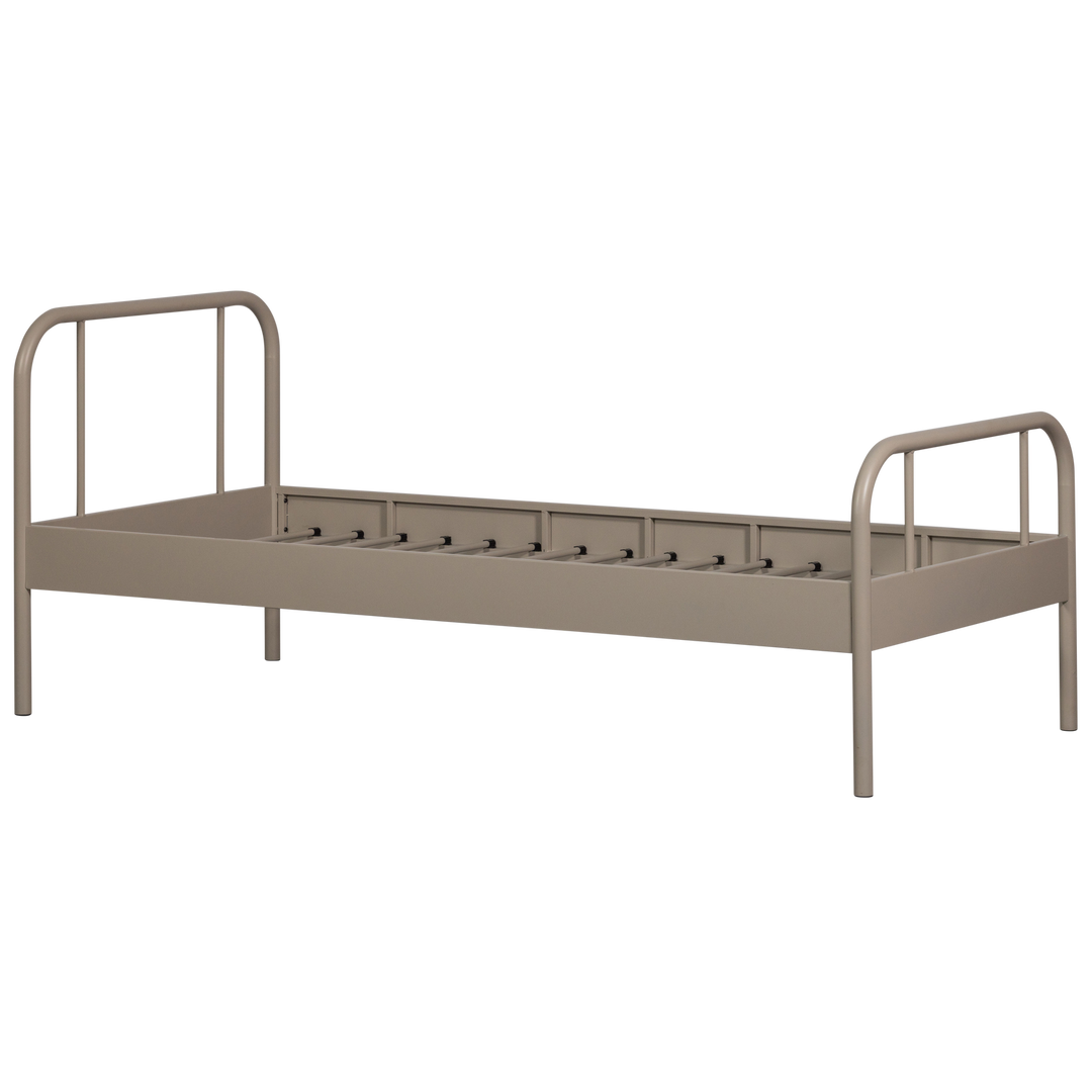 WOOOD Mata børneseng u. madras sand metal 90x200