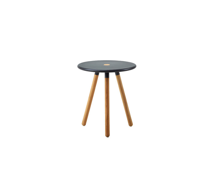 Produktbillede af CANE-LINE AREA TABURET/SIDEBORD LAVE GREY ALUMINIUM 47 i premium kvalitet