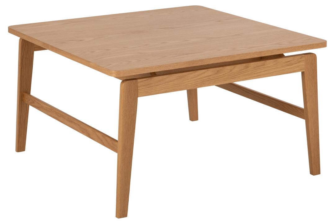 ACT NORDIC Essex sofabord kvadratisk UV lakeret egefiner og NC lak eg 80x80