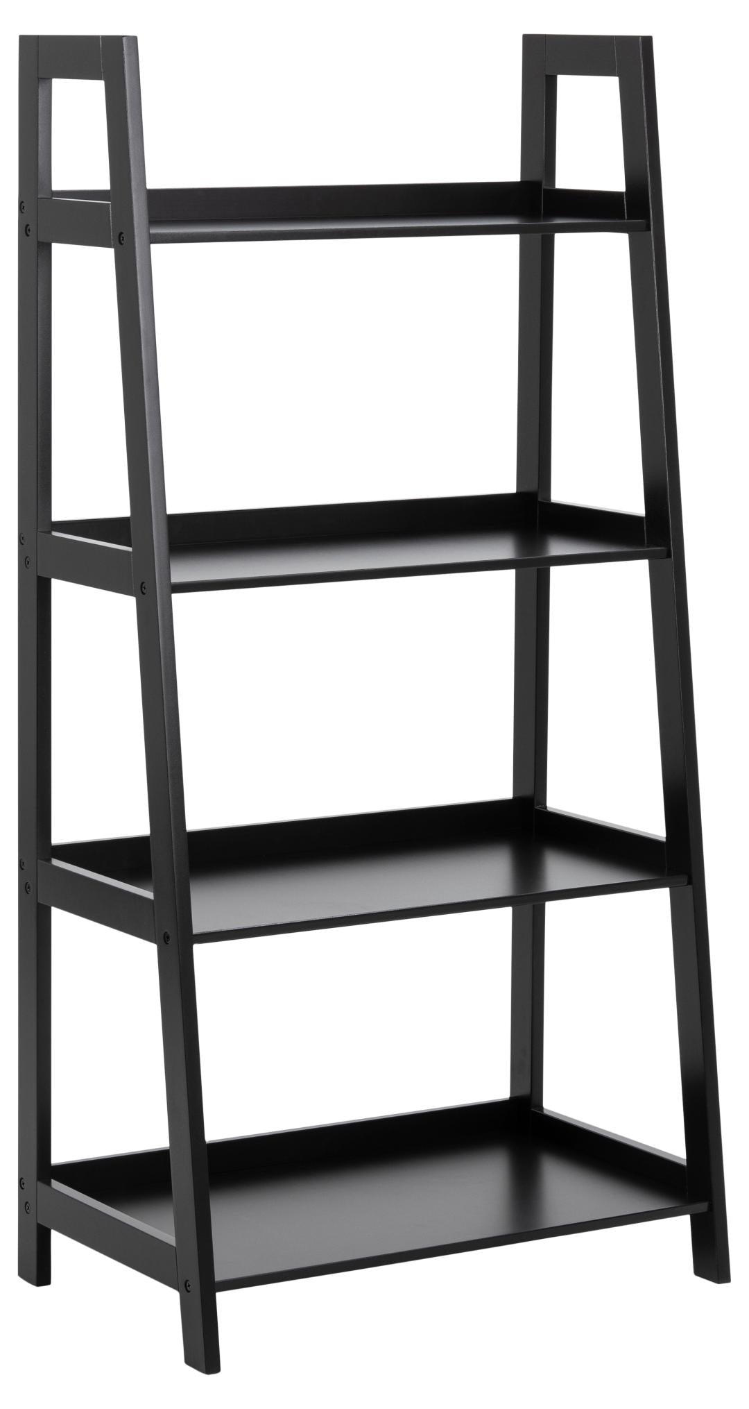 Produktbillede af ACT NORDIC Wally reol m. trappeform og 4 hylder sort MDF i premium kvalitet