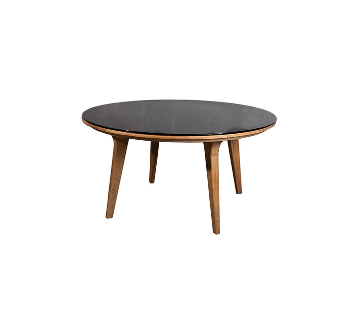 Produktbillede af CANE-LINE ASPECT SPISEBORD M/ GLAS BORDPLADE TEAK 144 i premium kvalitet