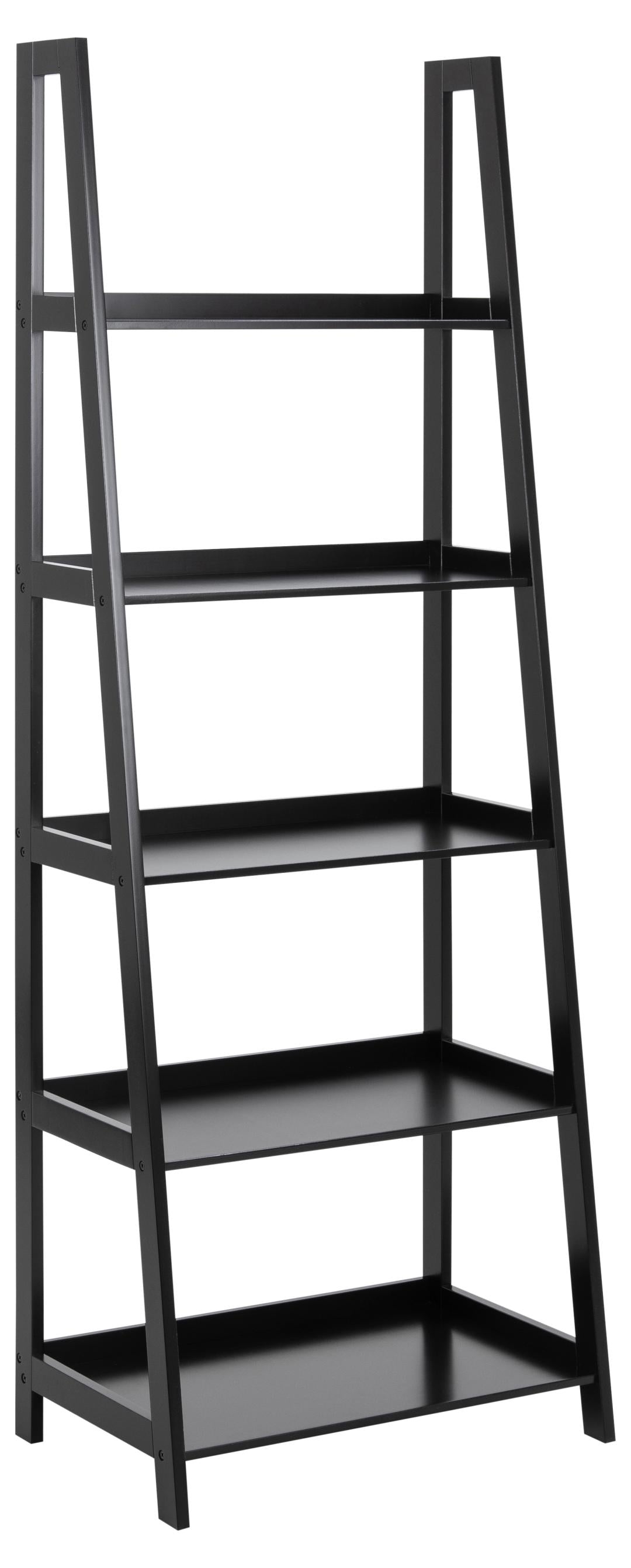 ACT NORDIC Wally reol m. trappeform og 5 hylder sort MDF