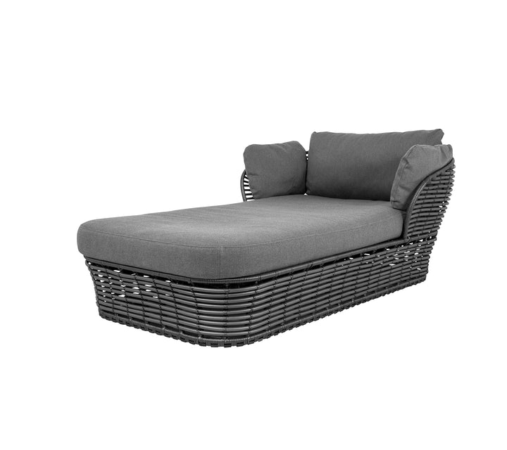 Produktbillede af CANE-LINE BASKET DAYBED GRAPHITE WEAVE 203 i premium kvalitet