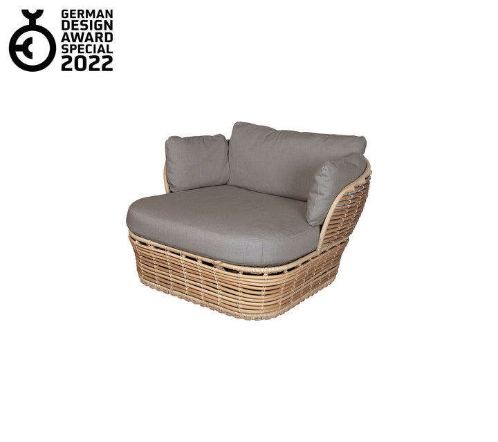Produktbillede af CANE-LINE BASKET LOUNGESTOL NATURAL WEAVE 110 i premium kvalitet