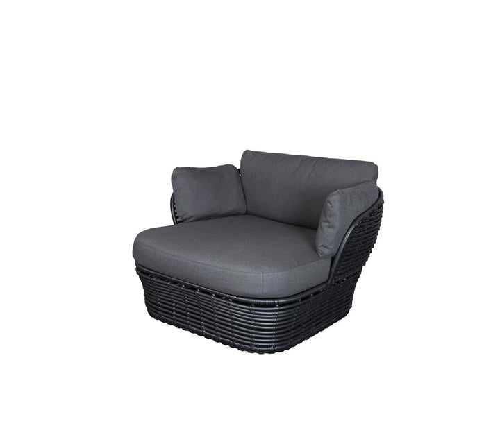 Produktbillede af CANE-LINE BASKET LOUNGESTOL GRAPHITE WEAVE 110 i premium kvalitet
