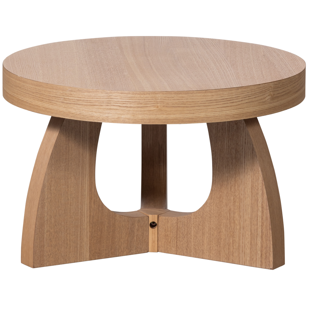 WOOOD Tala sidebord rund natur asketræsfiner Ø55