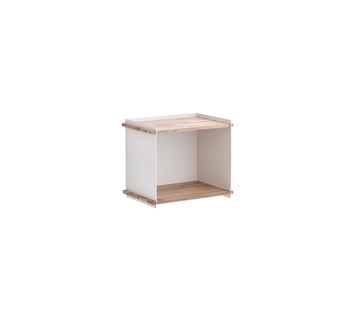 Produktbillede af CANE-LINE BOX WALL INKL. OPHæNG I HVID TEAK 36 i premium kvalitet