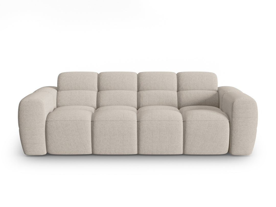 MICADONI Lisa 3 pers. sofa sand struktur stof