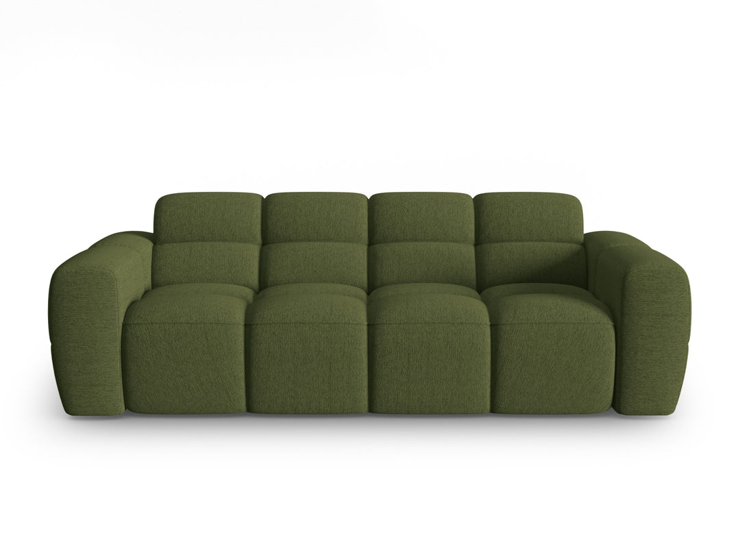 MICADONI Lisa 3 pers. sofa grøn melange struktur stof
