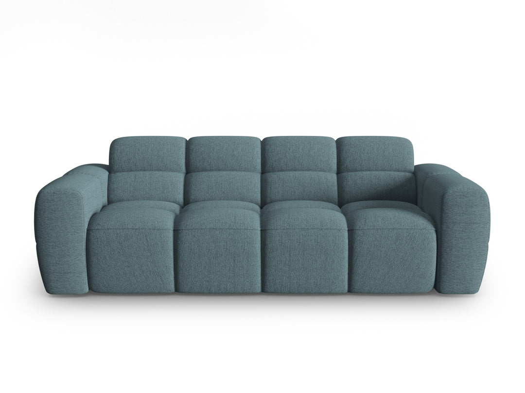 MICADONI Lisa 3 pers. sofa lyseblå struktur stof