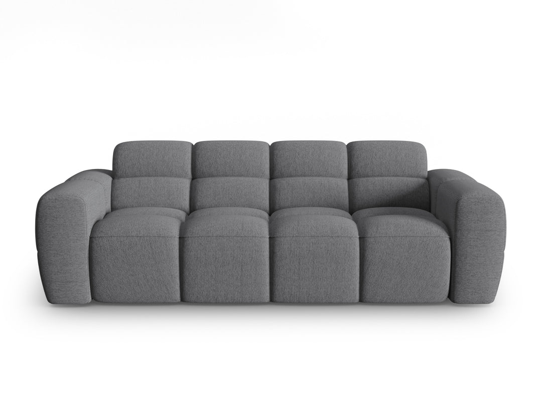 MICADONI Lisa 3 pers. sofa grå struktur stof